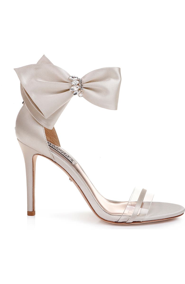 Badgley Mischka Collection Badgley Mischka Fran Bow Ankle Strap Sandal, Alternate, color,
