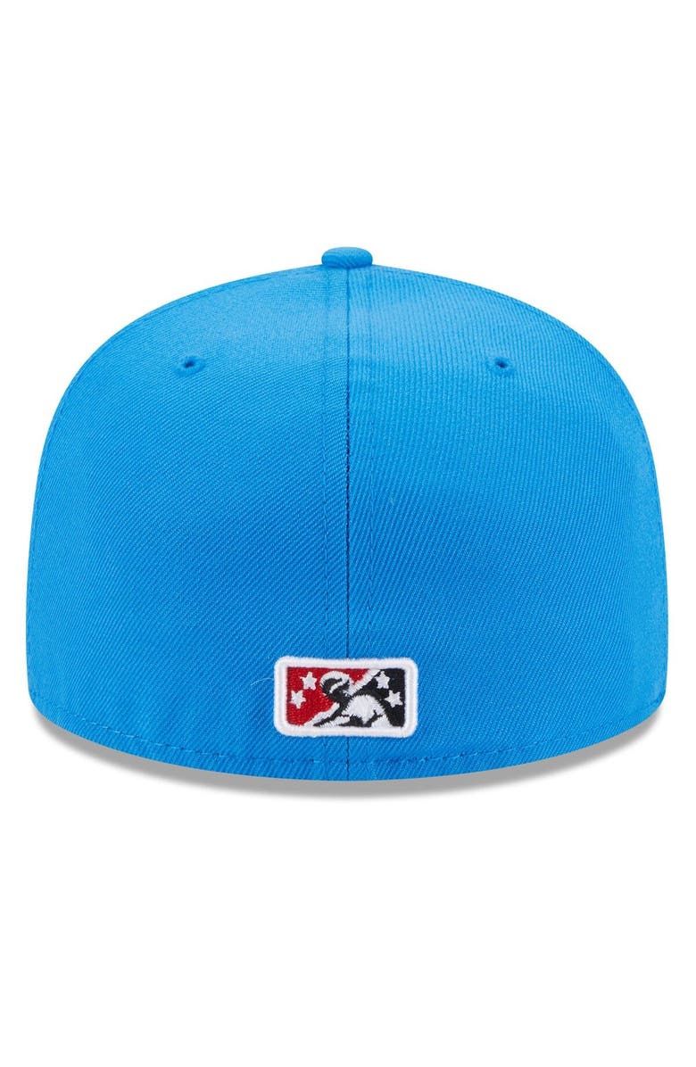 New Era Men's New Era Blue Rocket City Trash Pandas Authentic Collection Alternate Logo 59FIFTY Fitted Hat, Alternate, color, Blue