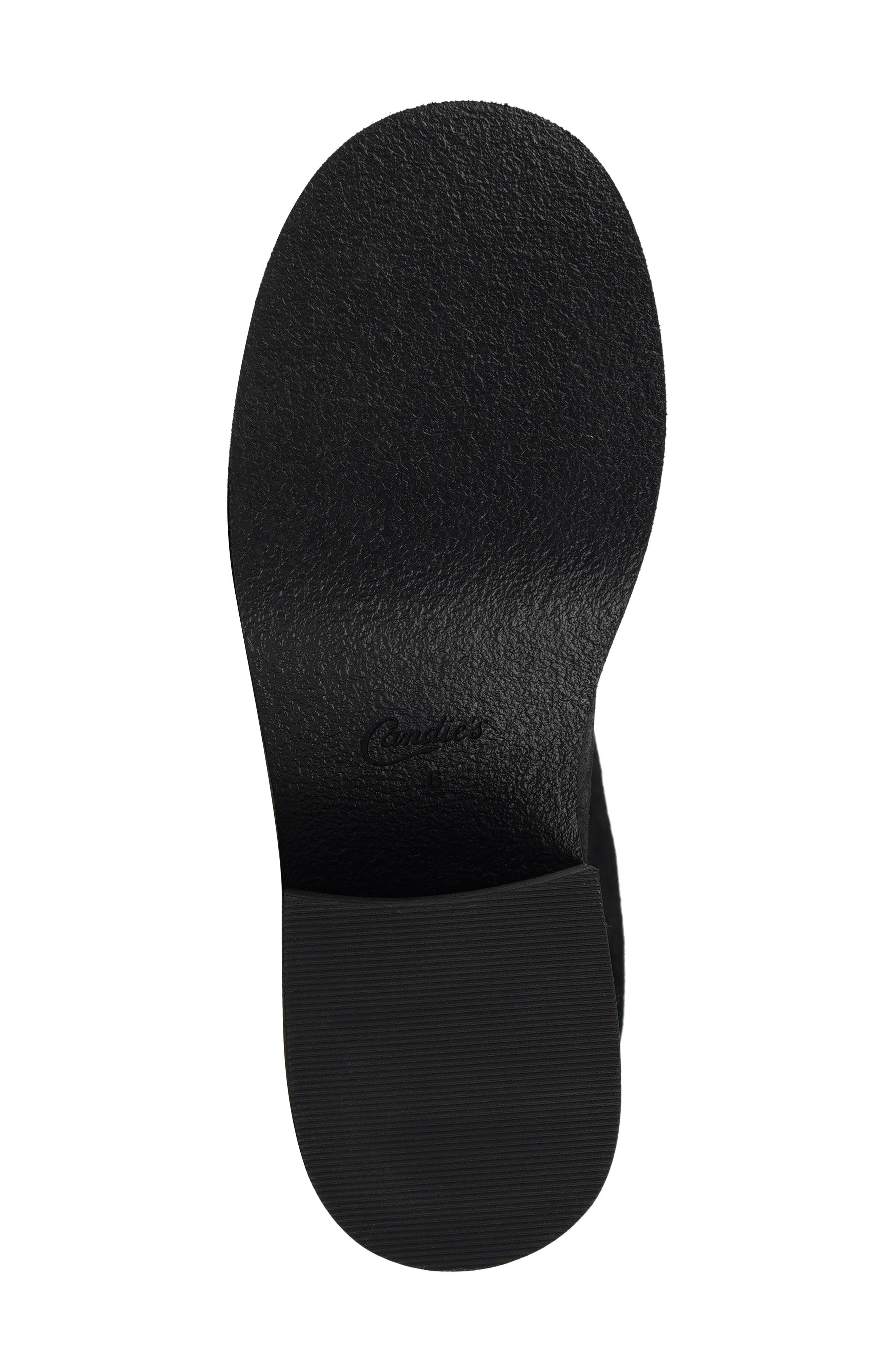 Candie's Crib Block Heel Boot, Alternate, color, Black