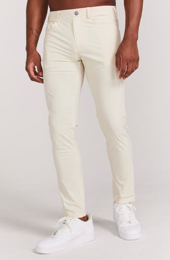 Redvanly Kent Pull-on Golf Pants In White