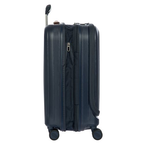 Bric's Taormina 21" Carry-on Expandable Spinner With Pocket In Blue