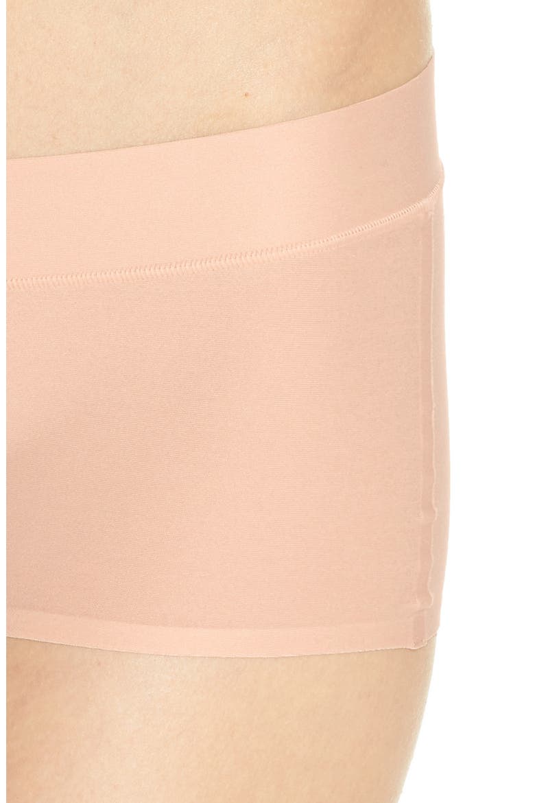 Intimates Soft Stretch Seamless Boyshorts, Alternate, color, NUDE BLUSH