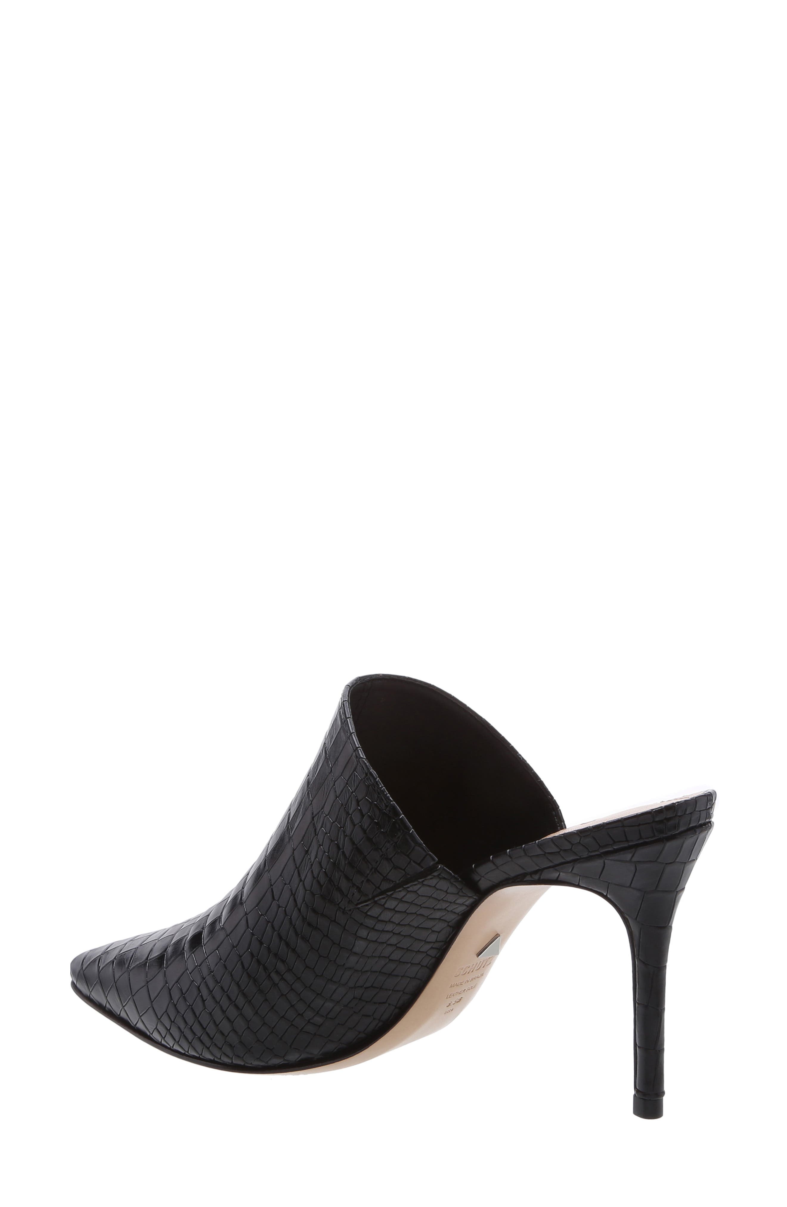 Schutz Bardot Pointed Toe Mule, Alternate, color, 