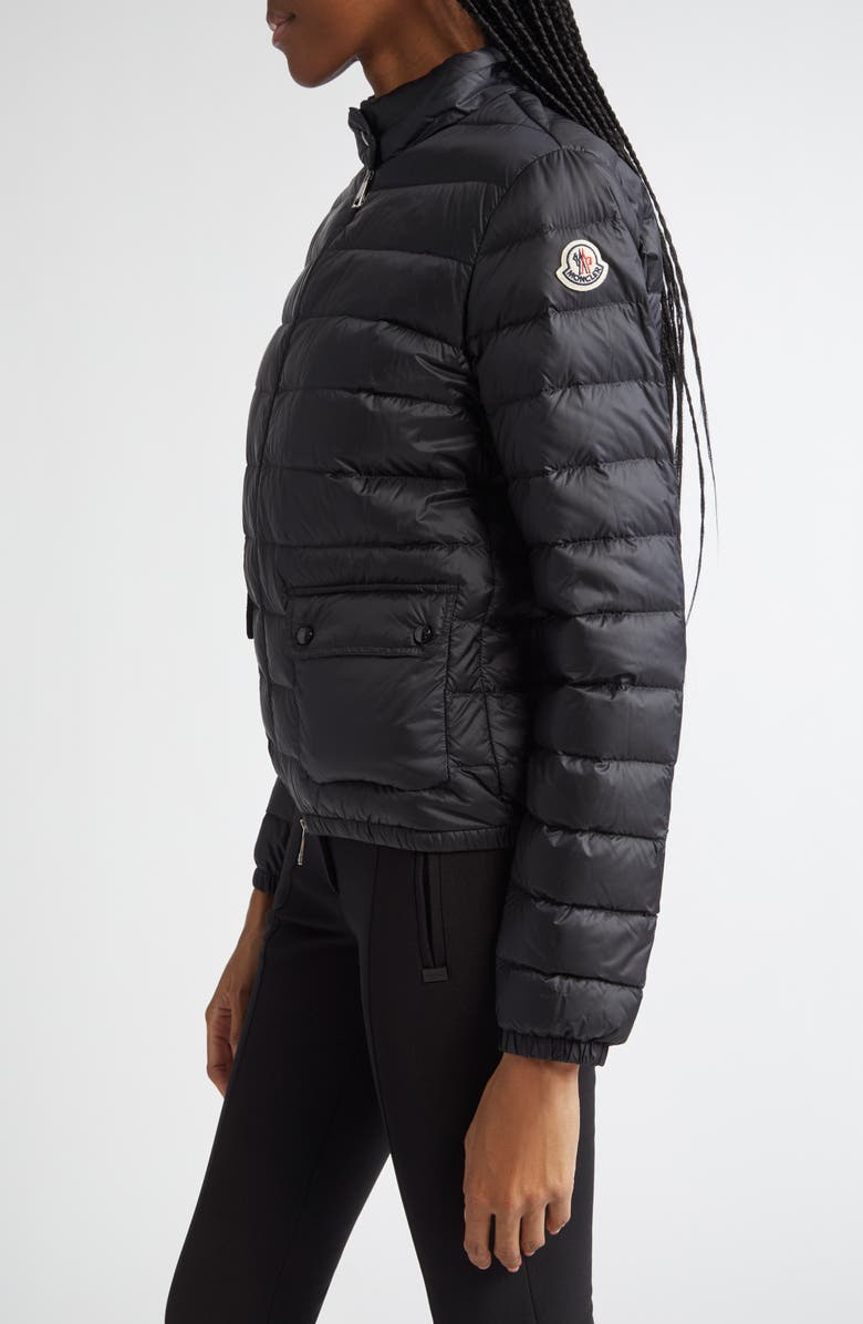 Moncler Lans Down Jacket, Alternate, color, Black/ Black
