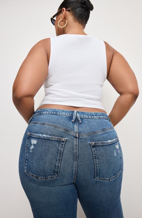 GOOD AMERICAN GOOD AMERICAN GOOD STANDARD KICK FLARE JEANS