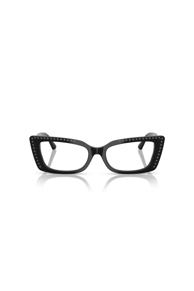 51mm Cat Eye optical glasses, Alternate, color, Black