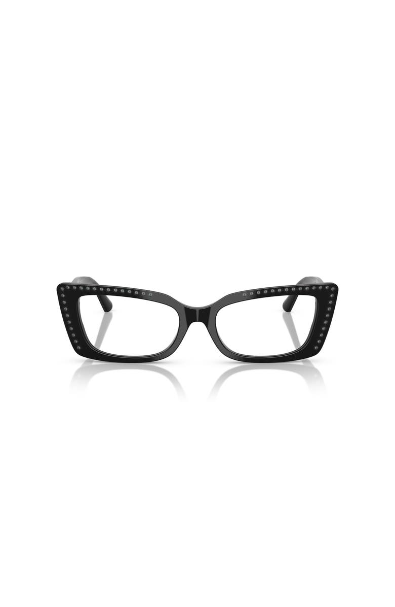 Jimmy Choo 51mm Cat Eye optical glasses, Alternate, color, Black