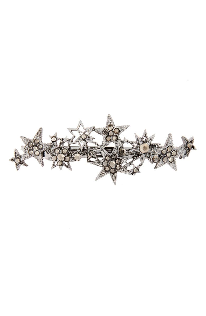 Cara Crystal Star Barrette, Main, color, 