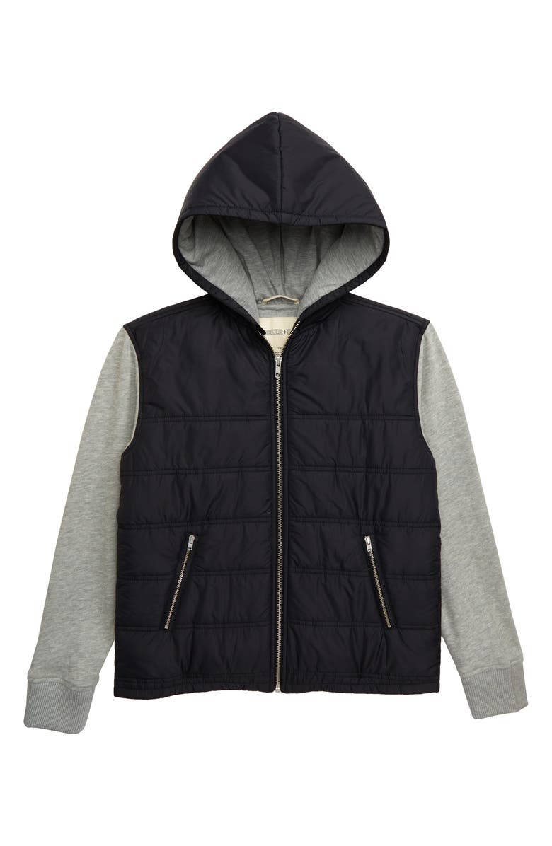 Tucker + Tate Mountain Peak Hooded Nylon Jacket, Main, color, 