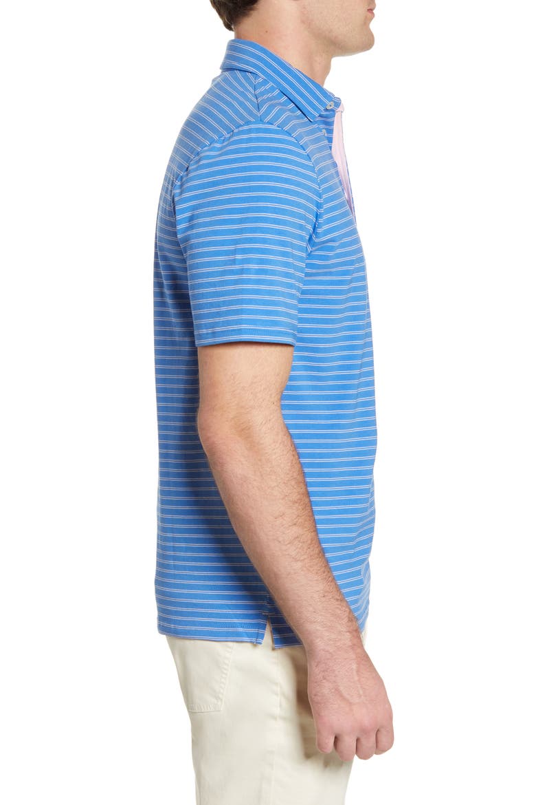 Hangin' Out Marfa Stripe Pocket Polo, Alternate, color, RIPTIDE