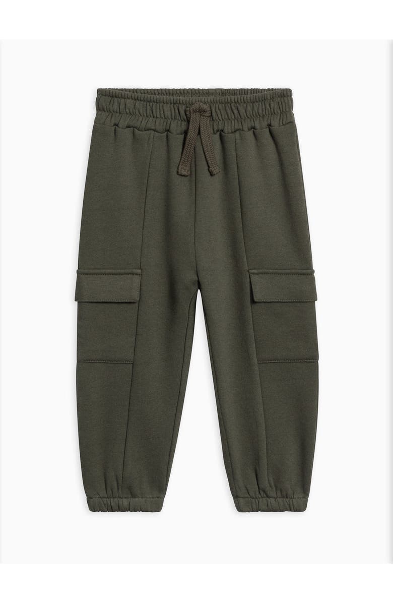 Kendi Dallis Fleece Cargo Sweatpants, Main, color, Pine