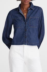 Madewell Patch Pocket Denim Button-Up Shirt