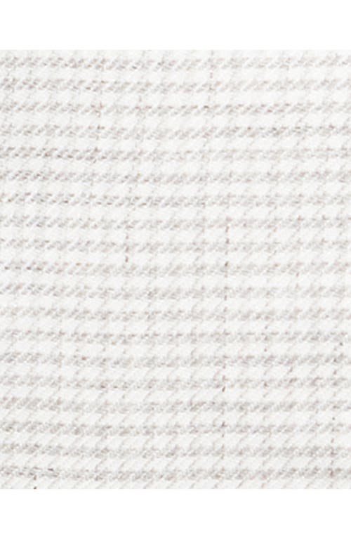 Theory B.mel Houndstooth Check Slim Fit Linen Blend Blazer In Platinum Multi