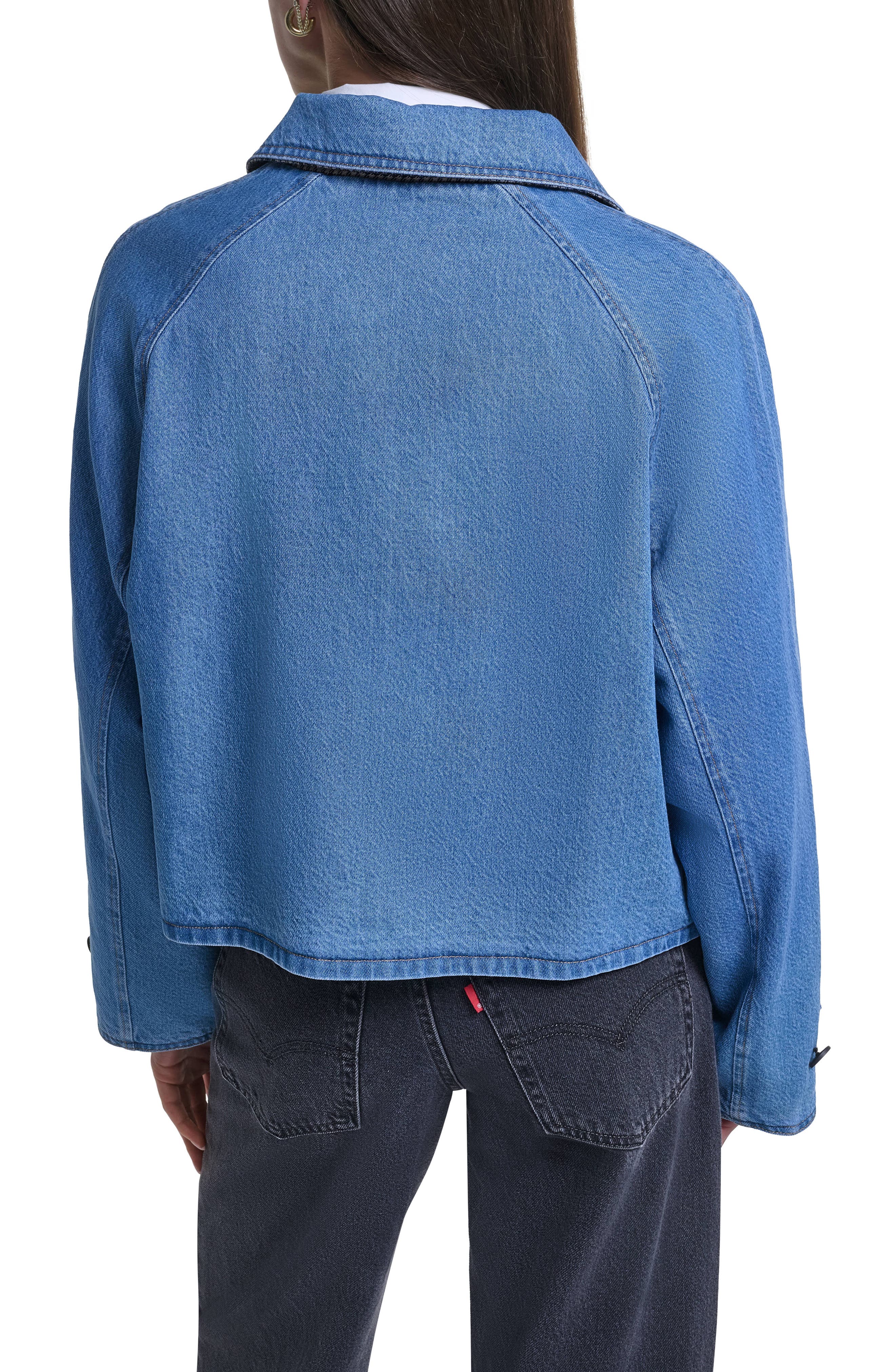 Levi's Reversible Crop Trench Jacket (Women) | Nordstrom