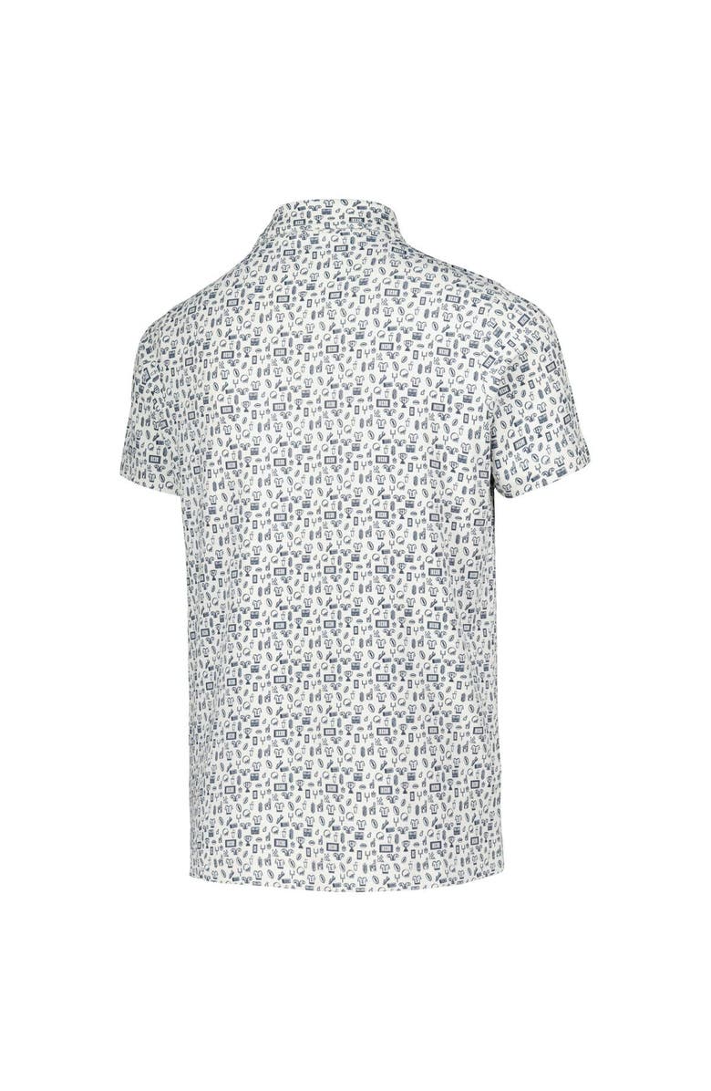 GARB Youth Garb White North Carolina Tar Heels Allover Print Polo, Alternate, color, White