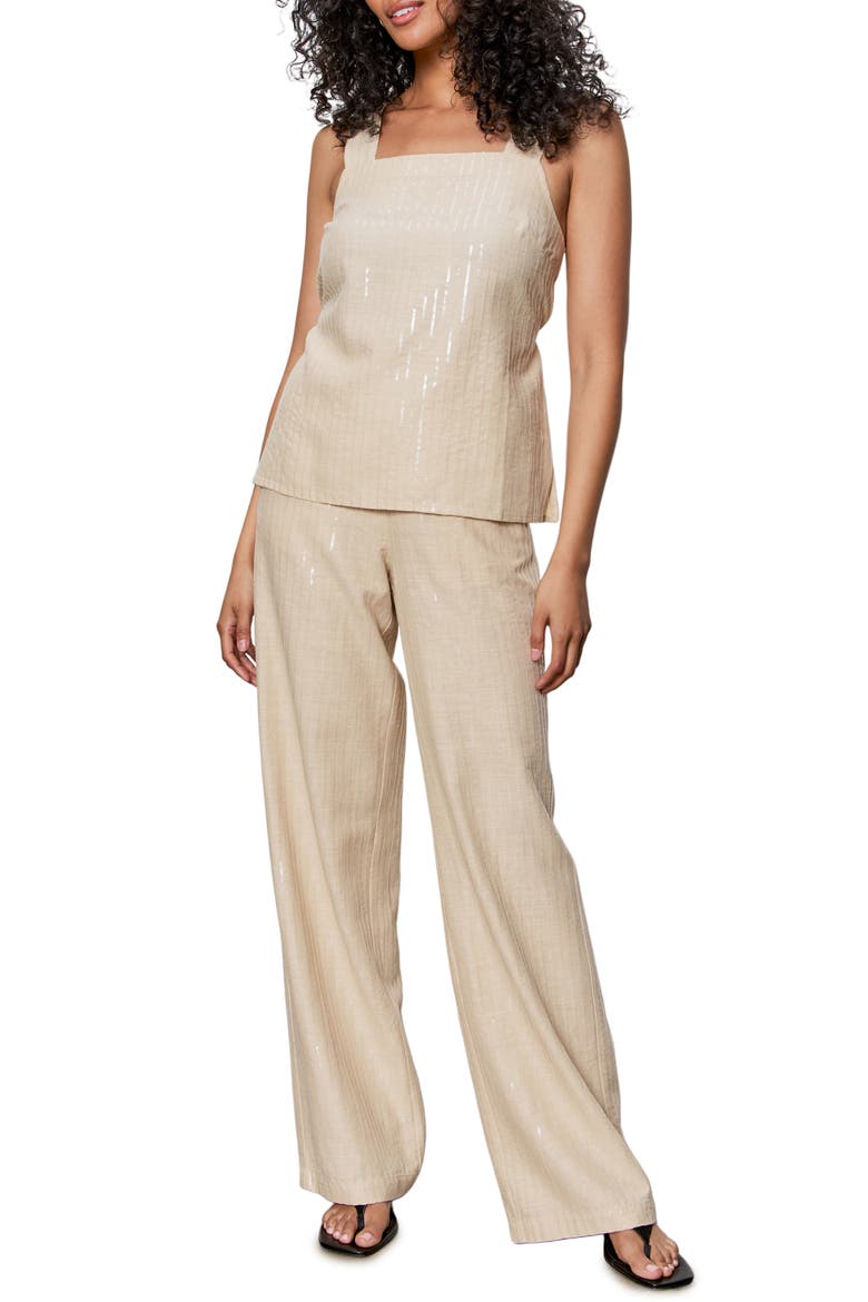 Desert Tank, Alternate, color, SAND SEQUIN