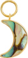 Freya Rose Moon Paua Pendant