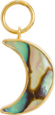 Freya Rose Moon Paua Pendant