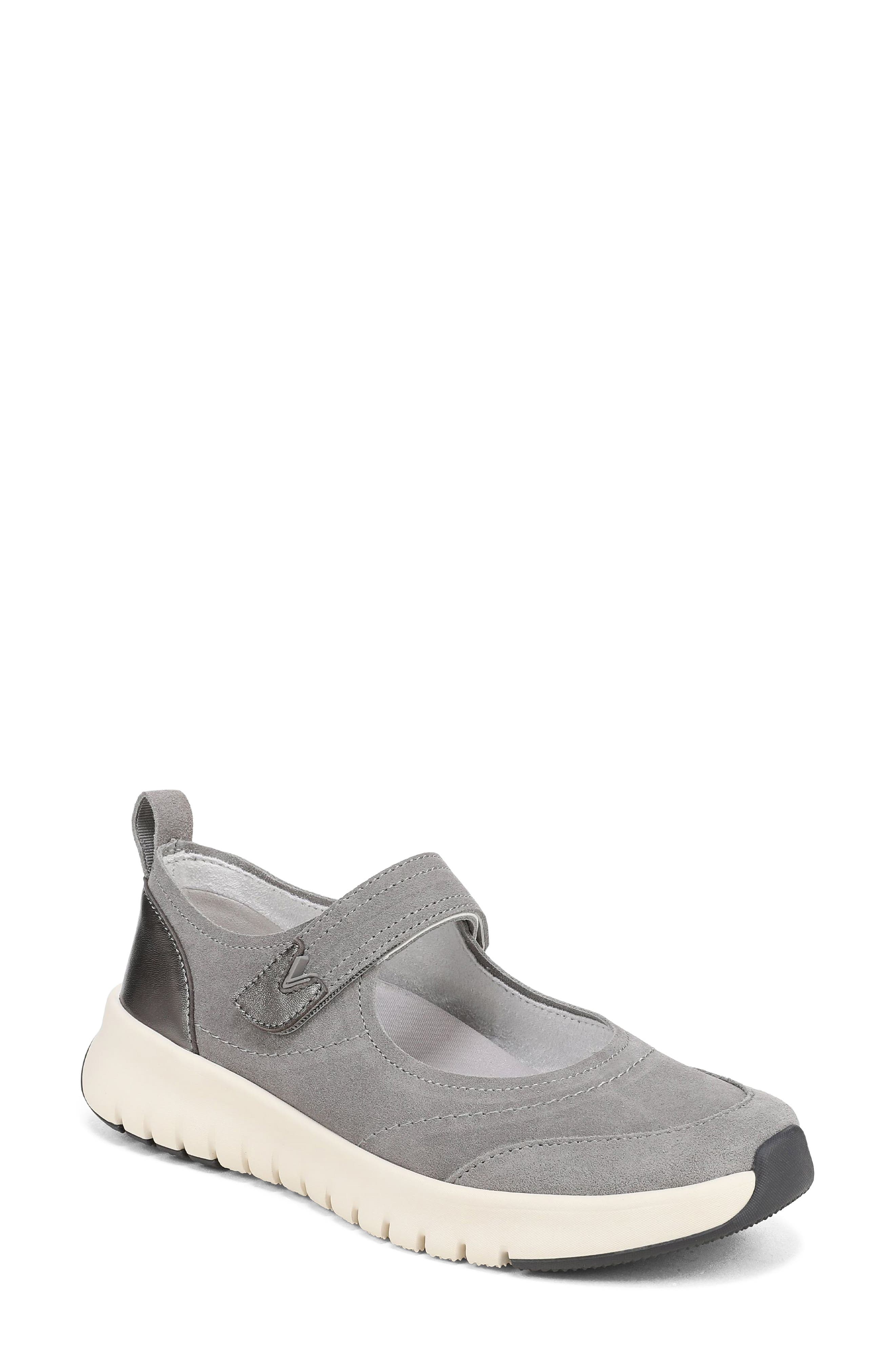 Uptown Mary Jane Sneaker, Main, color, CLOUDBURST GREY SUED