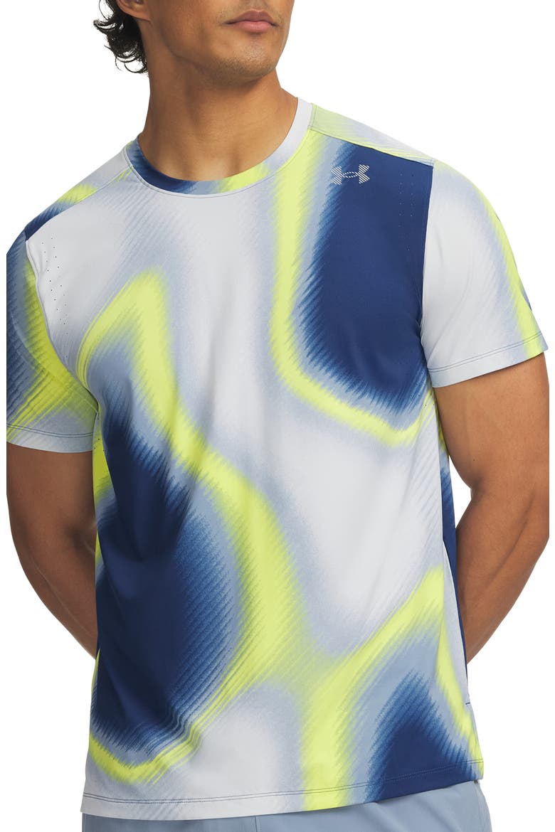 Velociti Pro Graphic Performance T-Shirt, Main, color, BLACKOUT NAVY/ SILVER