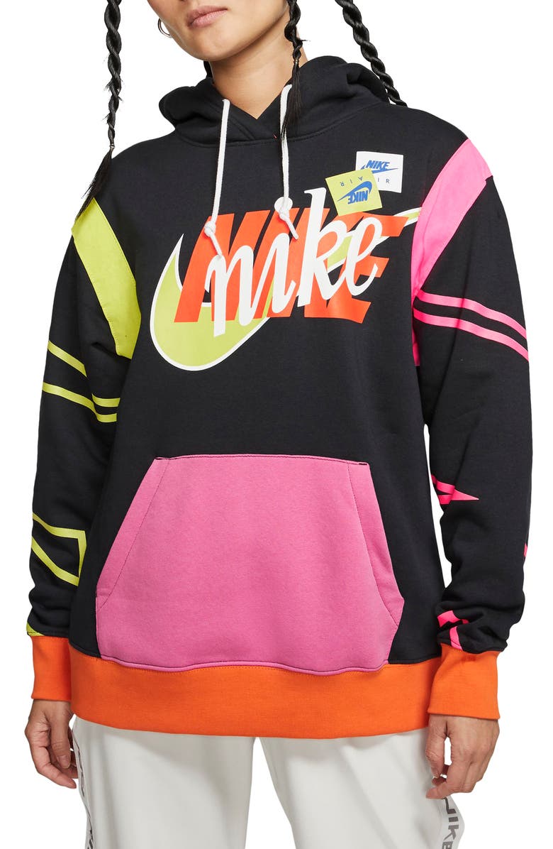 Nike Sportswear Air Force 1 Stacked Logo Hoodie, Main, color, 