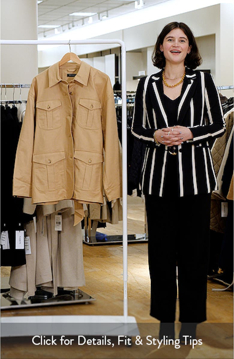 Double Face Stretch Cotton Field Jacket, sales video thumbnail