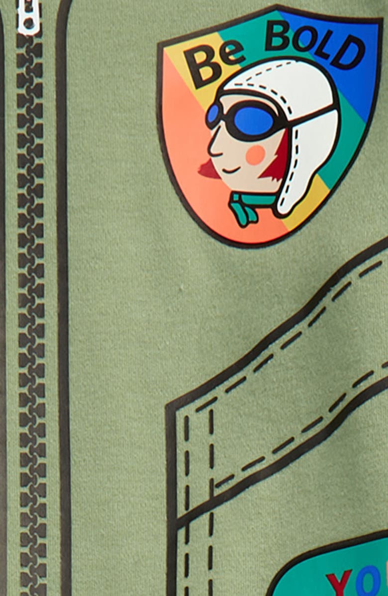 Tucker + Tate x Smithsonian Kids' Glow in the Dark Two-Piece Fitted Pajamas, Alternate, color, 