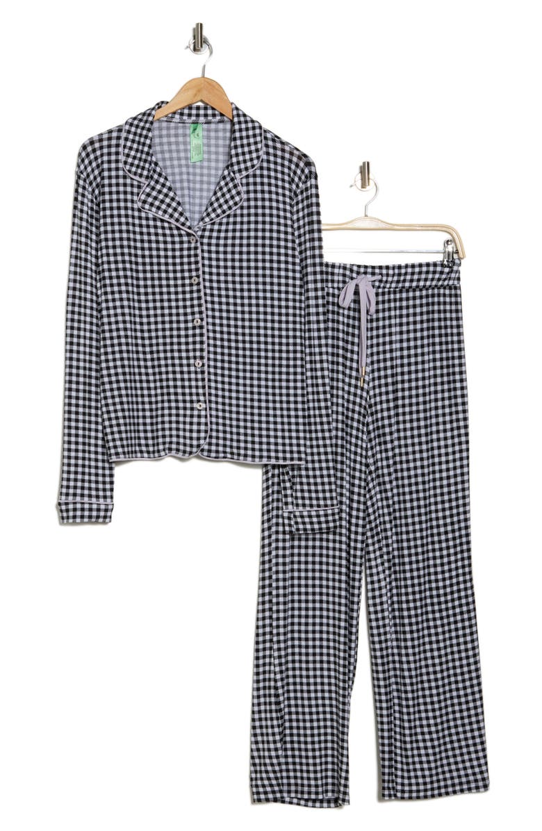 Honeydew All American Long Sleeve Jersey Pajamas, Alternate, color, 