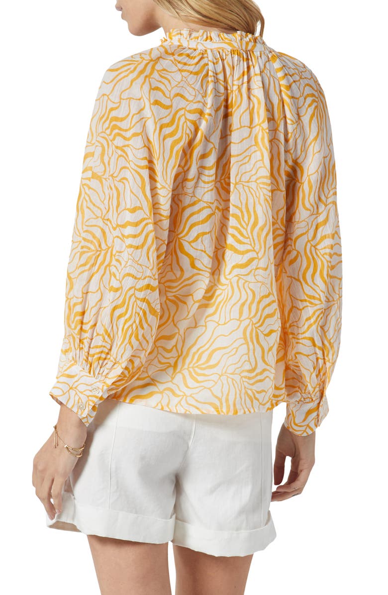 Joie Stow V-Neck Cotton Blouse, Alternate, color, 