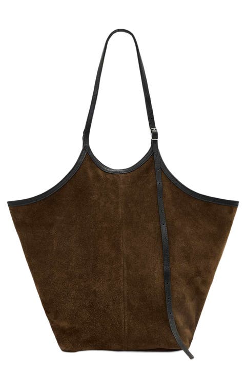Siloh Suede Overspill Tote