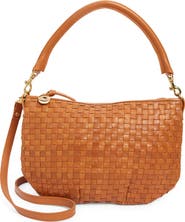 Clare V. Petit Moyen Woven Messenger Bag