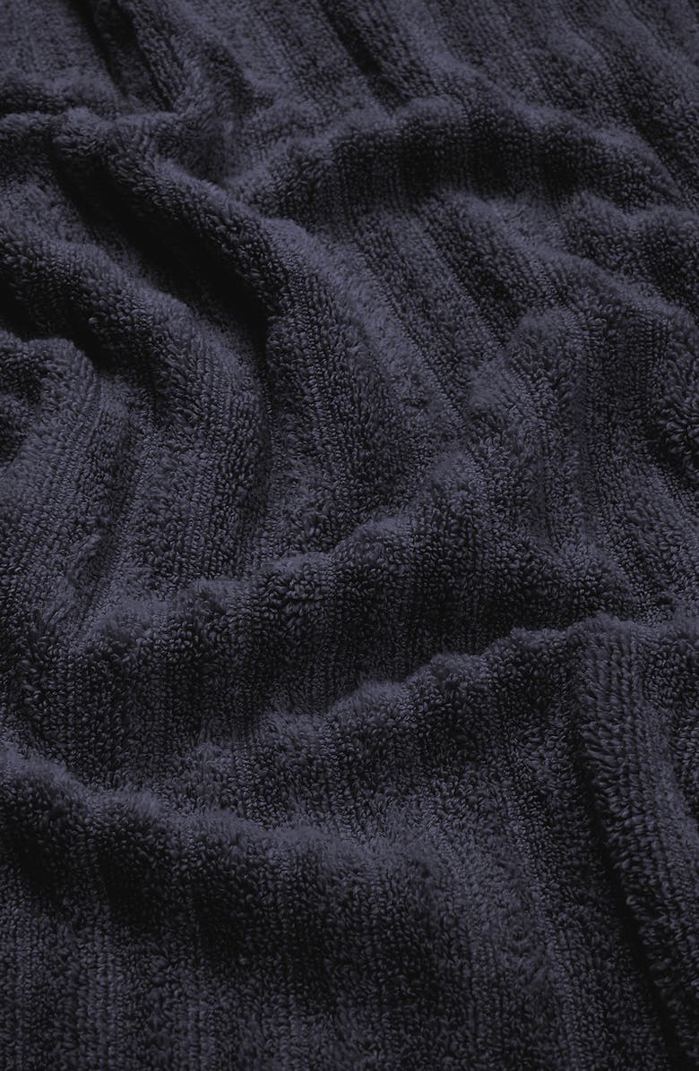 Woven & Weft Combed Cotton 2-Pack Bath Towels, Alternate, color, Navy Blue