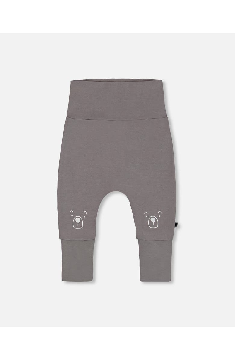 Deux par Deux Baby Boy's Organic Cotton Evolutive Pant Dark Gray, Alternate, color, 