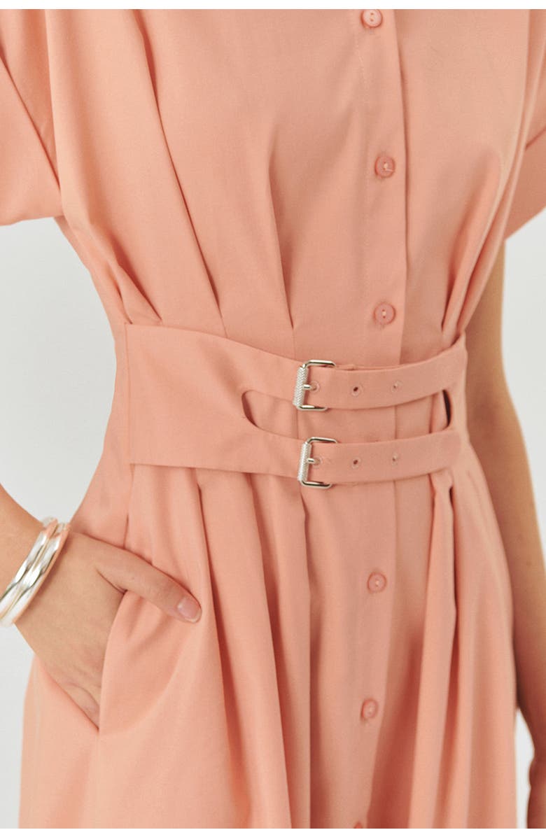 Exquise Samantha Midi Dress, Alternate, color, Pink