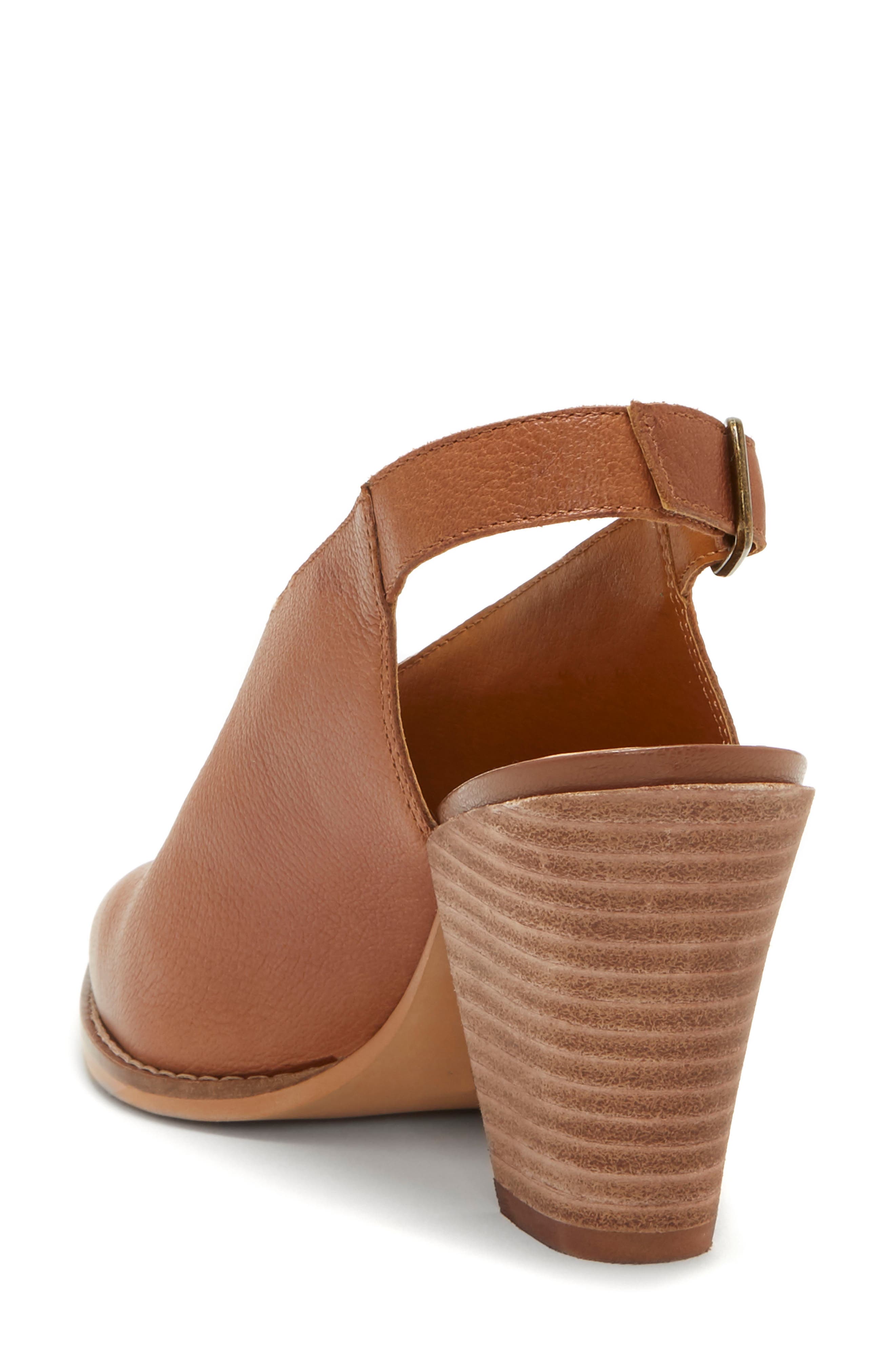 Aroyli Slingback Pump, Alternate, color, MACAROON LEATHER