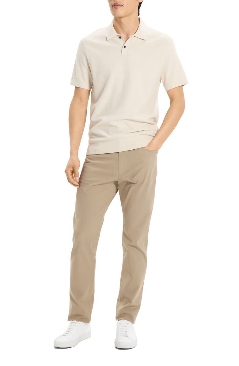 Theory Soris T-Light Polo, Alternate, color, Alabaster