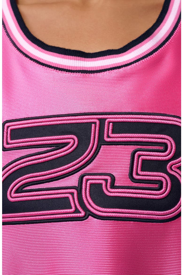 Flight 23 Graphic Jersey Dress, Alternate, color, PINK