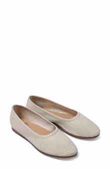 Swiftlet Perforated Leather Ballet Flat