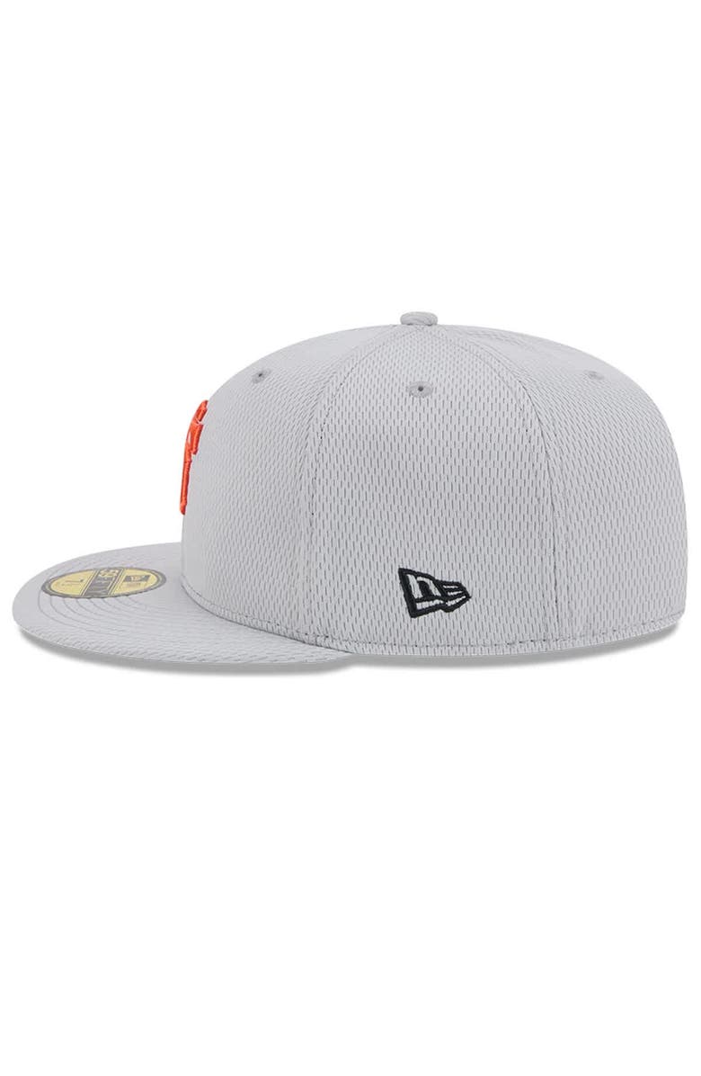 New Era Men's New Era Gray San Francisco Giants 2025 MLB Clubhouse 59FIFTY Fitted Hat, Alternate, color, Gray