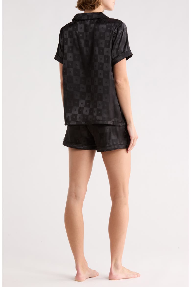 Dixie Short Pajamas, Alternate, color, GINHAM HEART
