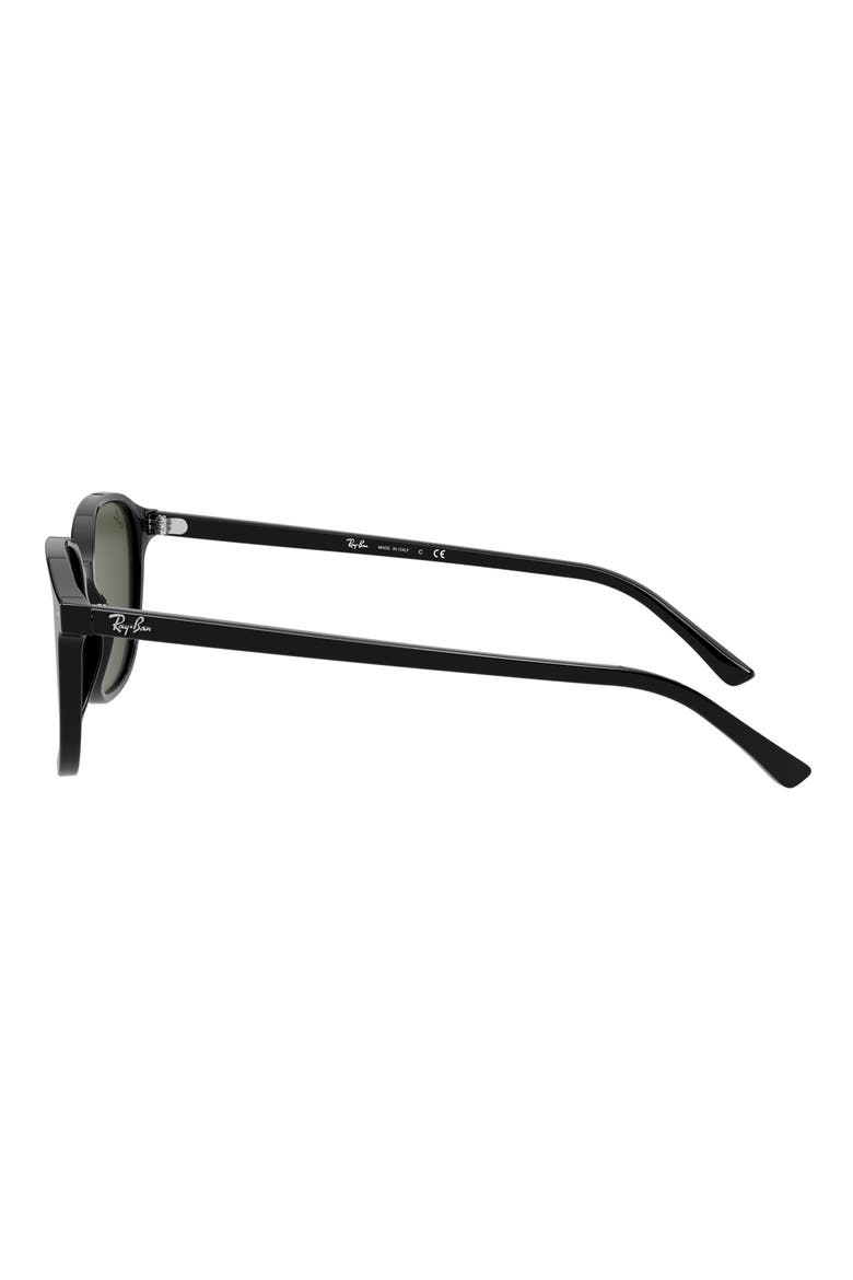 Leonard 55mm Square Sunglasses, Alternate, color, BLACK