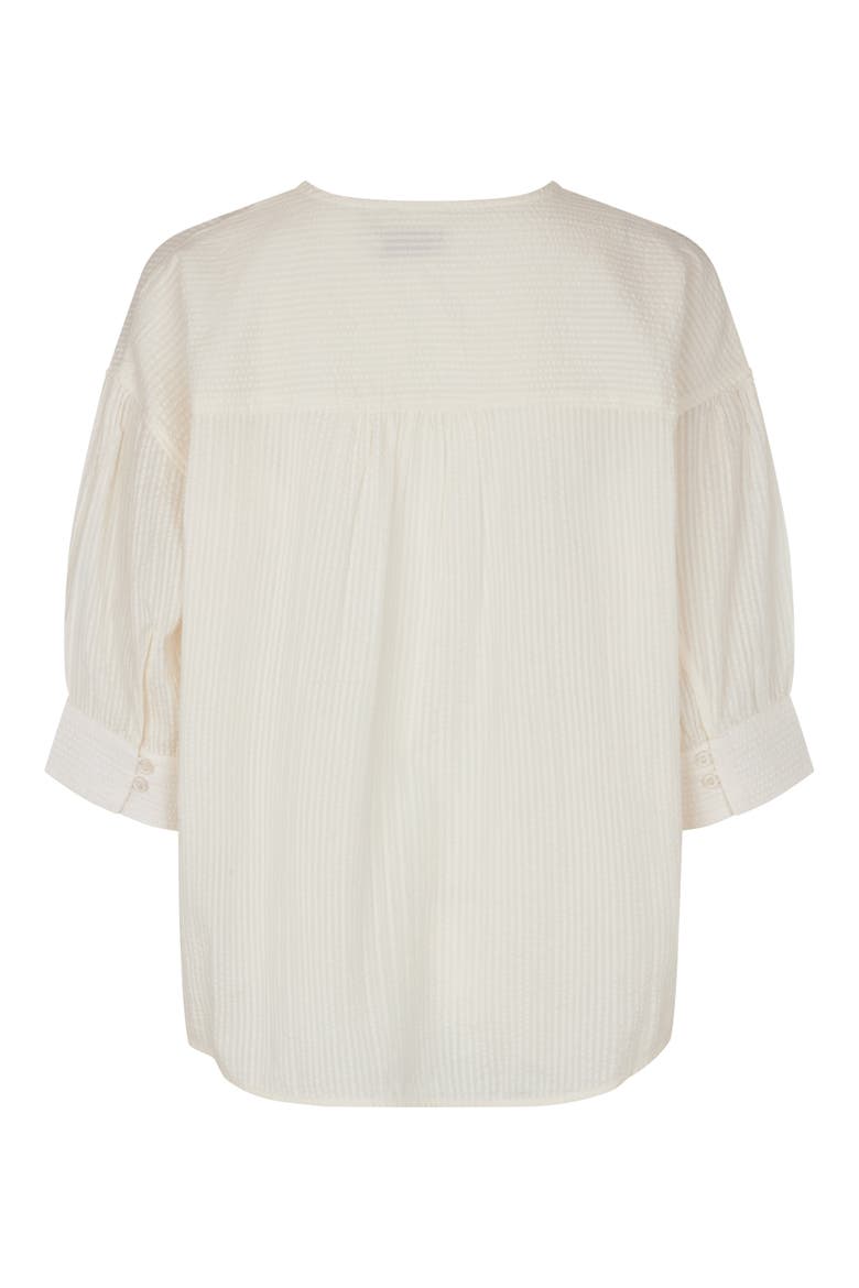 Madyrentha Round Neck Oversized Blouse, Alternate, color, Jet Stream