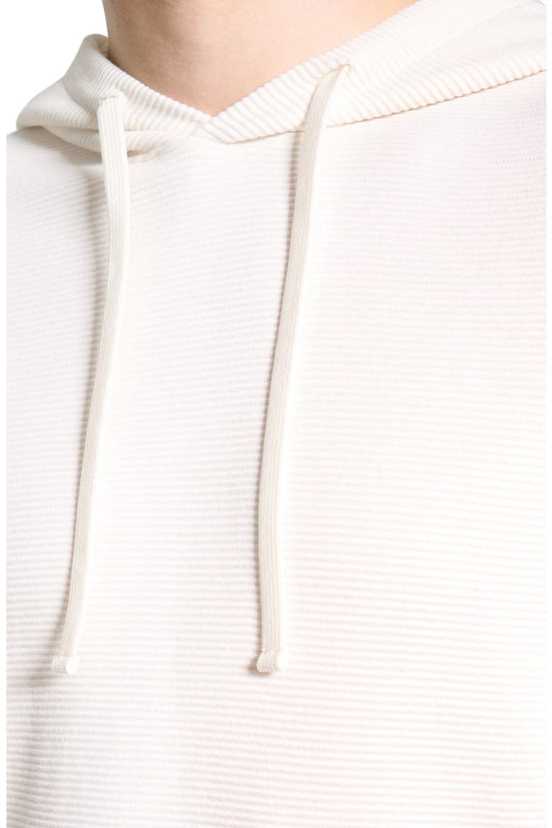 Delroy Studio Textured Hoodie, Alternate, color, WINTER IVORY