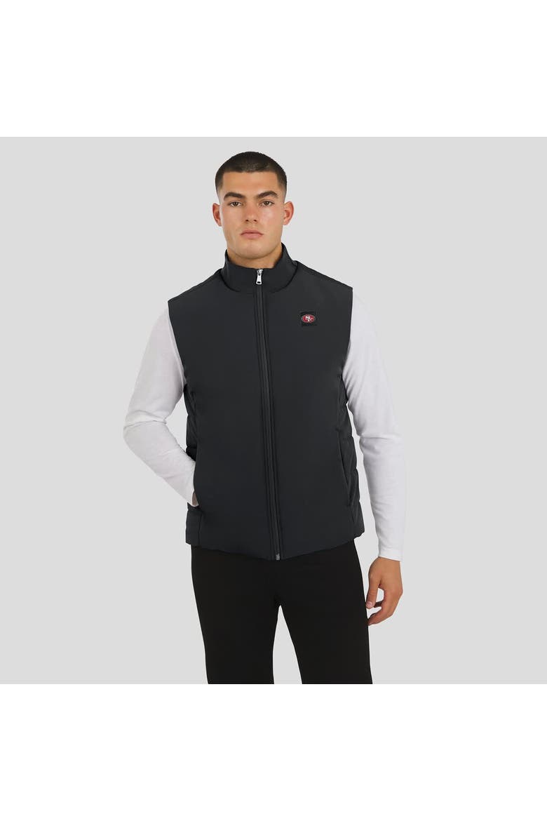 Men's J. Palmer  Black San Francisco 49ers Front Office Full-Zip Vest, Alternate, color, Black