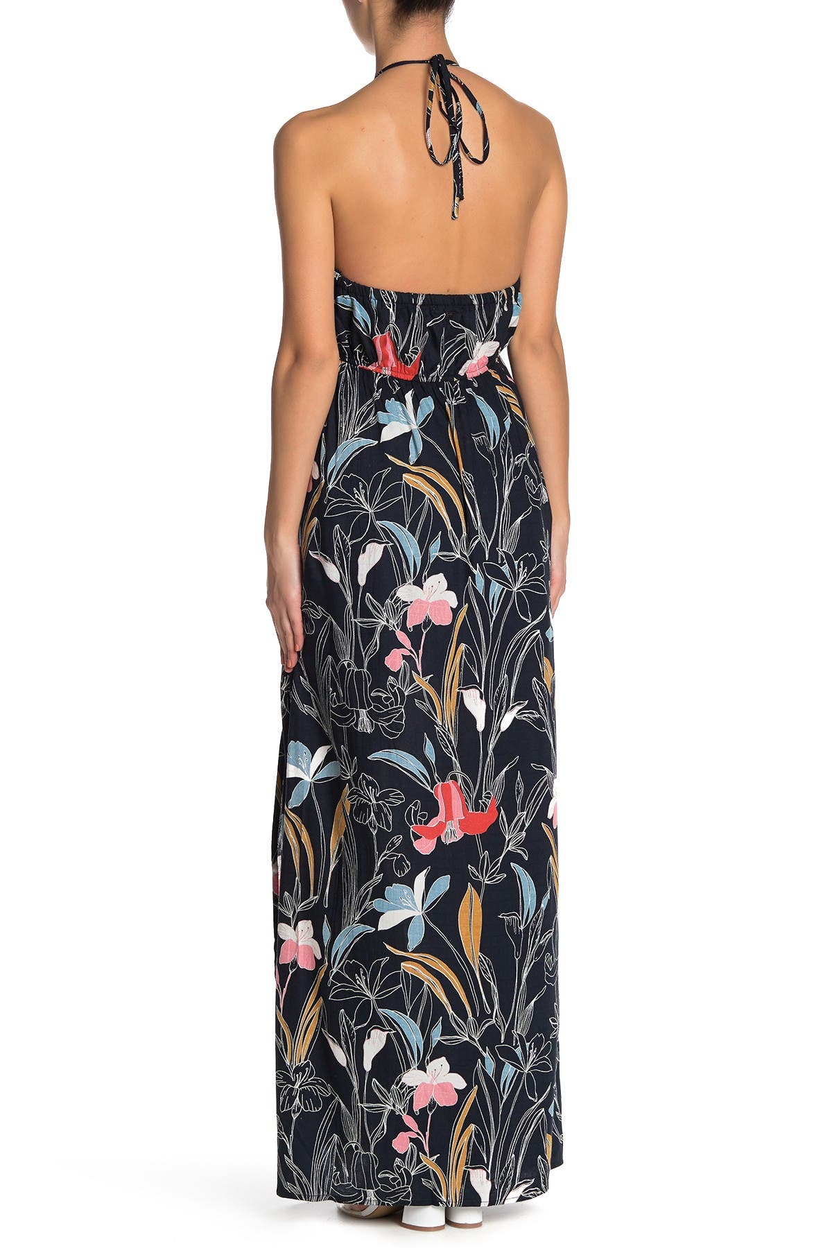 O'Neill Rubia Floral Halter Maxi Dress (Women) | Nordstromrack