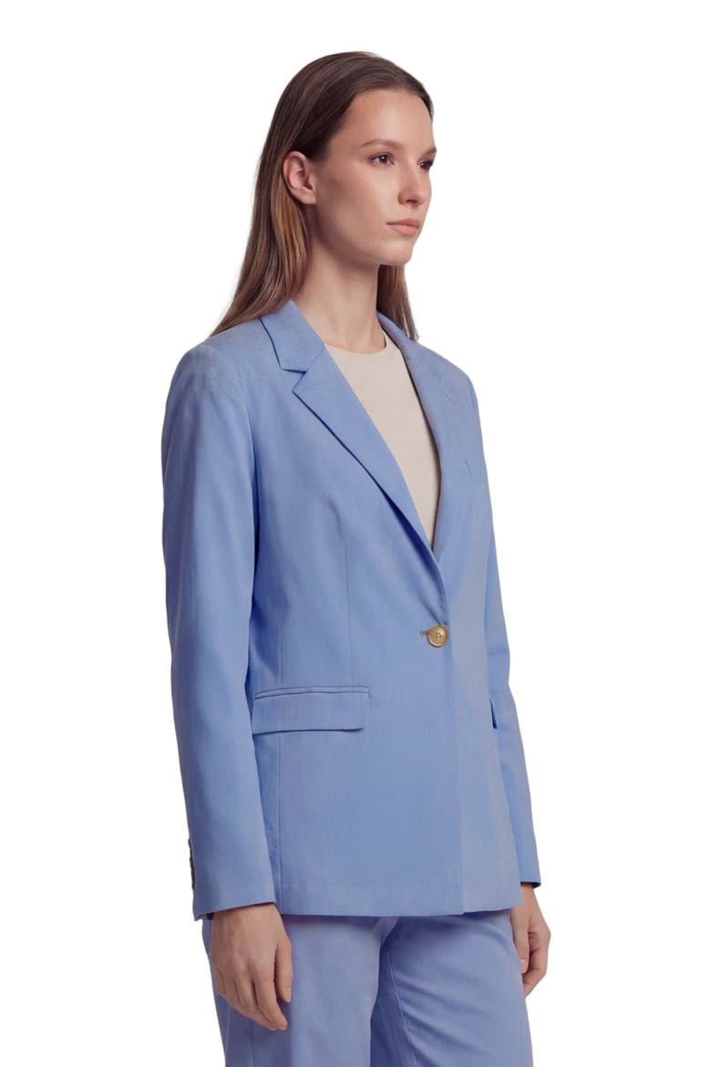 Womens Tailored Blazer, Alternate, color, BLUE