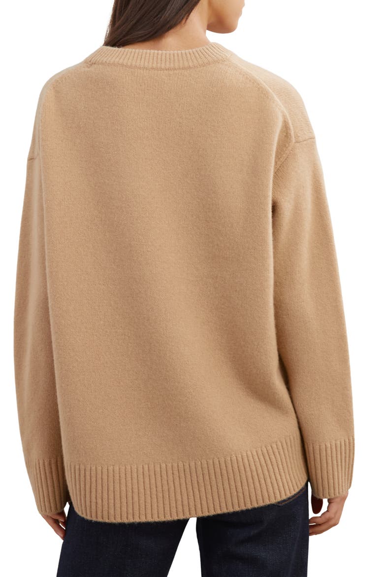 Ella Wool & Cashmere Sweater, Alternate, color, CAMEL