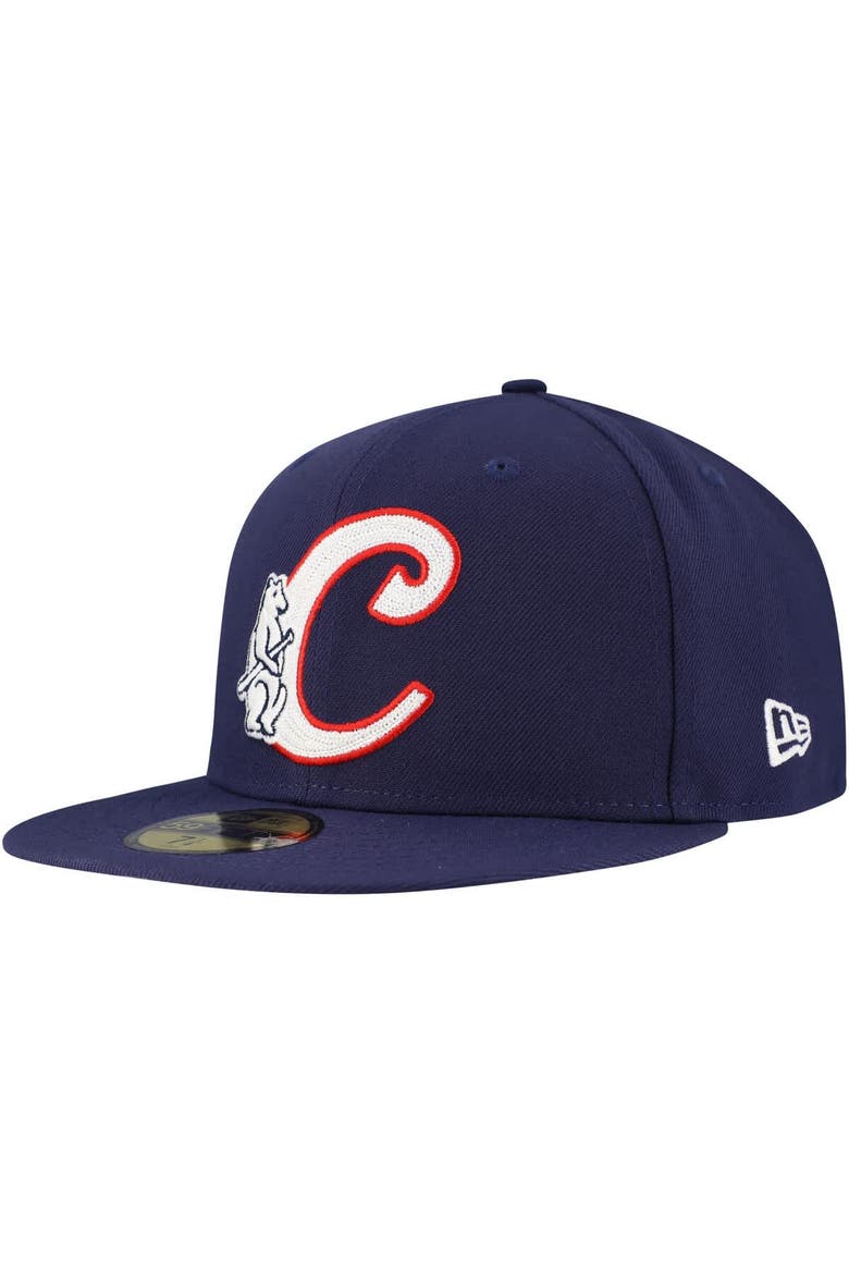 Men's New Era Royal Chicago Cubs  Duo Logo 2.0 59FIFTY Fitted Hat, Main, color, Navy