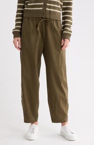 Splendid Pull-On Barrel Leg Woven Pants