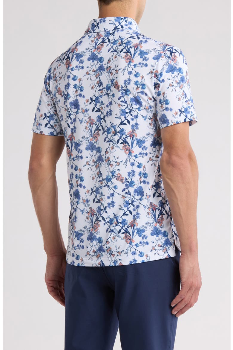 Core Floral Performance Golf Polo, Alternate, color, WILD ONE